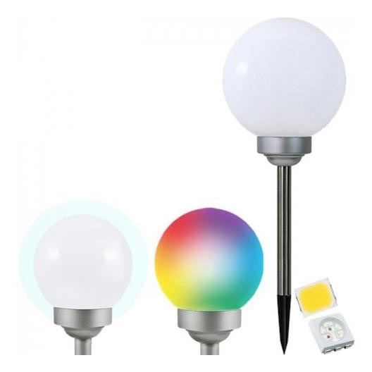 LED RGB Saules eneģijas lampa LED/0,2W/1,2V 600 mAh IP44