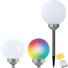 LED RGB Saules eneģijas lampa LED-RGB/0,2W/AA 1,2V/600mAh IP44