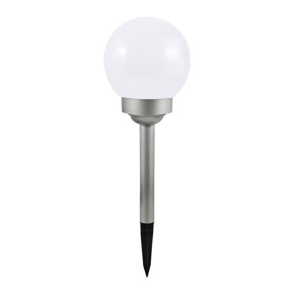 LED RGB Saules enerģijas lampa BALL LED/0,2W/AA 1,2V/600mAh IP44