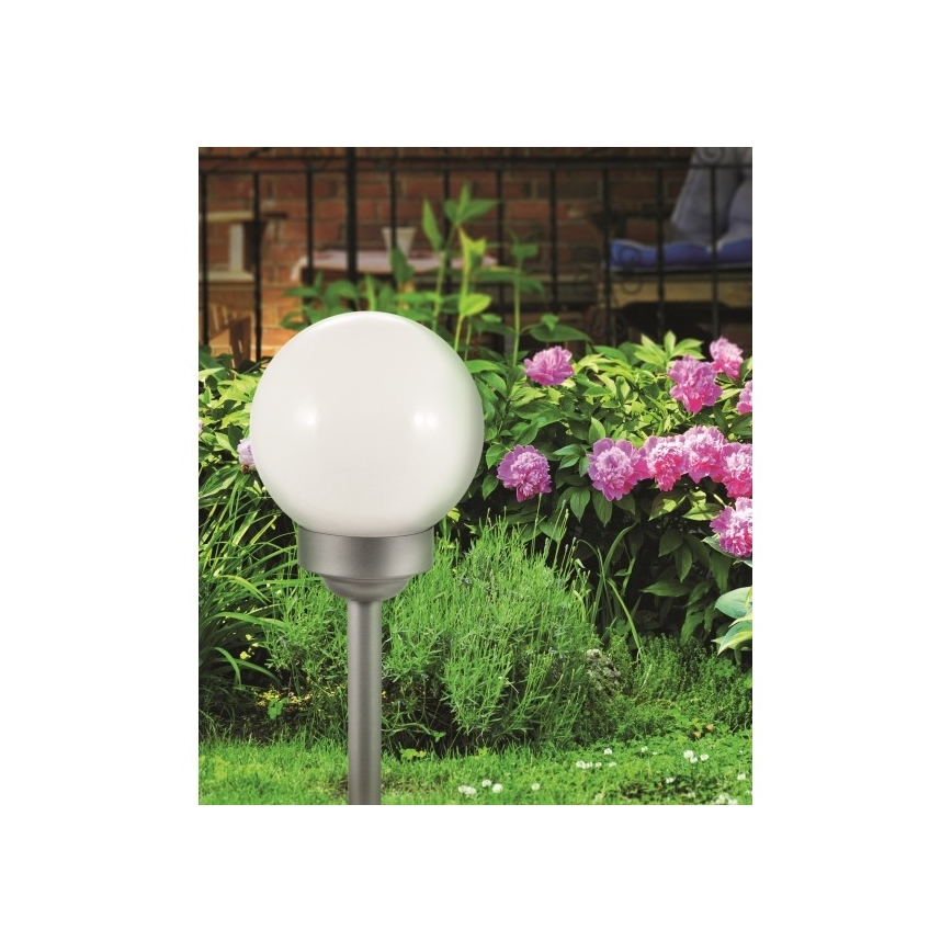 LED RGB Saules enerģijas lampa BALL LED/0,2W/AA 1,2V/600mAh IP44