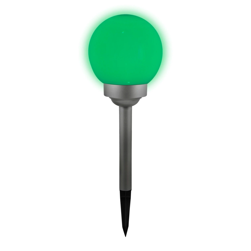 LED RGB Saules enerģijas lampa BALL LED/0,2W/AA 1,2V/600mAh IP44