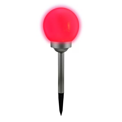 LED RGB Saules enerģijas lampa BALL LED/0,2W/AA 1,2V/600mAh IP44