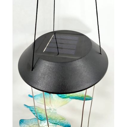 LED RGB saules gaismeklis 6xLED/1,2V 300 mAh IP44 tauriņš