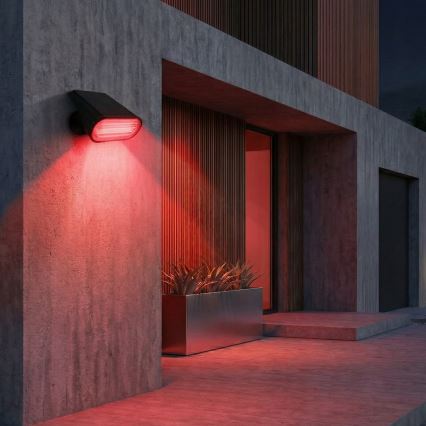 LED RGB saules lampa 2 vienā LED/3,7V 1200 mAh IP54 melna