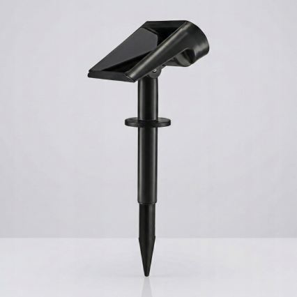LED RGB saules lampa 2 vienā LED/3,7V 1200 mAh IP54 melna