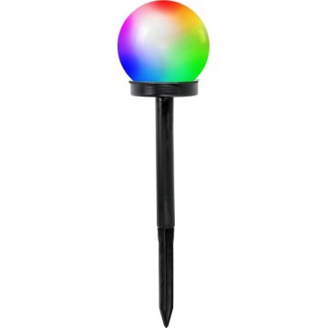 LED RGB saules lampa ar sensoru SPHERE LED/1,2 V, IP44, 40 mAh, Ø 10 cm