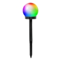 LED RGB saules lampa SPHERE LED/1,2V IP44 40 mAh pr. 10 cm