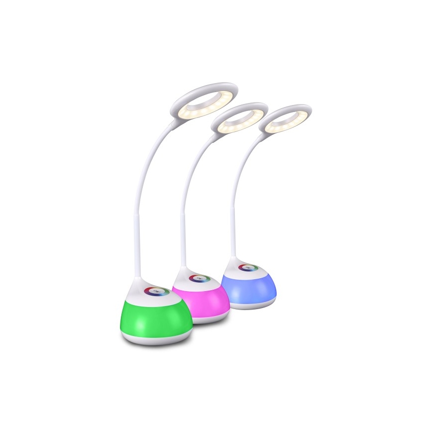 LED RGB Skārienjūtīga aptumšojama galda lampa GALACTIC LED/5W/230V 1800 mAh