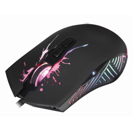 LED RGB Spēļu pele VARR 1200/2400/4800/7200 DPI