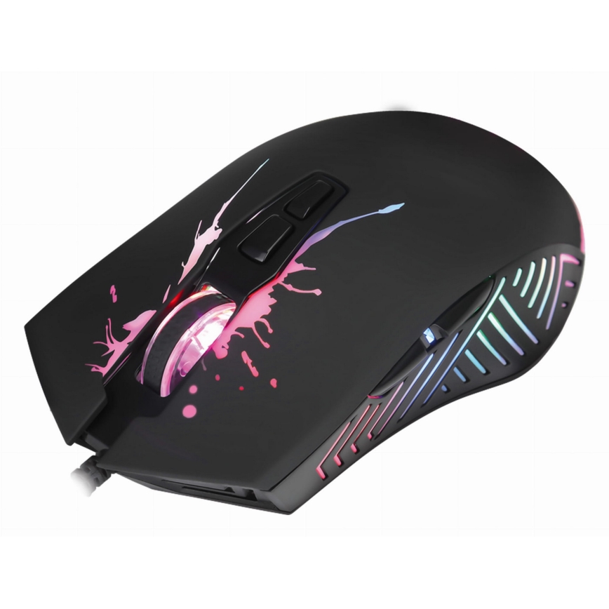 LED RGB Spēļu pele VARR 1200/2400/4800/7200 DPI