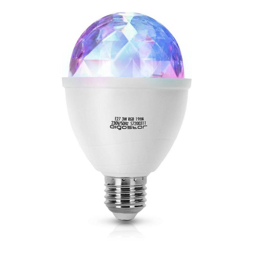 LED RGB Spuldze E27/3W/230V - Aigostar