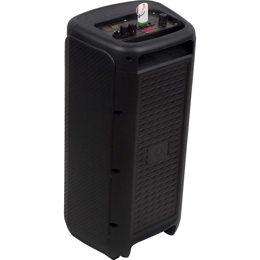 LED RGB Uzlādējams skaļrunis ar mikrofonu 400W/2400 mAh + tālvadības pults
