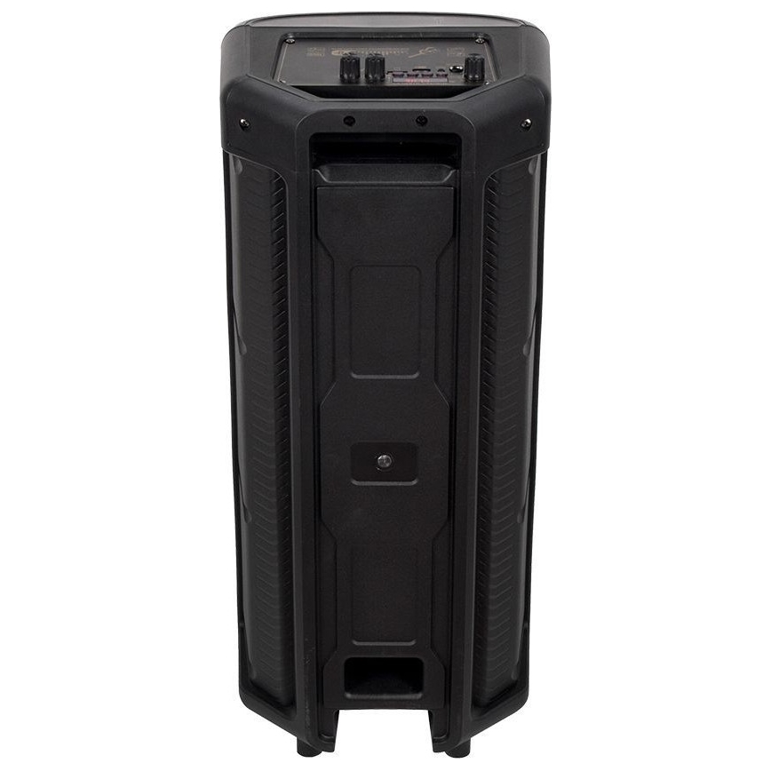 LED RGB Uzlādējams skaļrunis ar mikrofonu 600W/2400 mAh + tālvadības pults