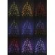 LED RGB Ziemassvētku āra virtene 96xLED/72 režīmi 13m IP44 + tālvadības pults