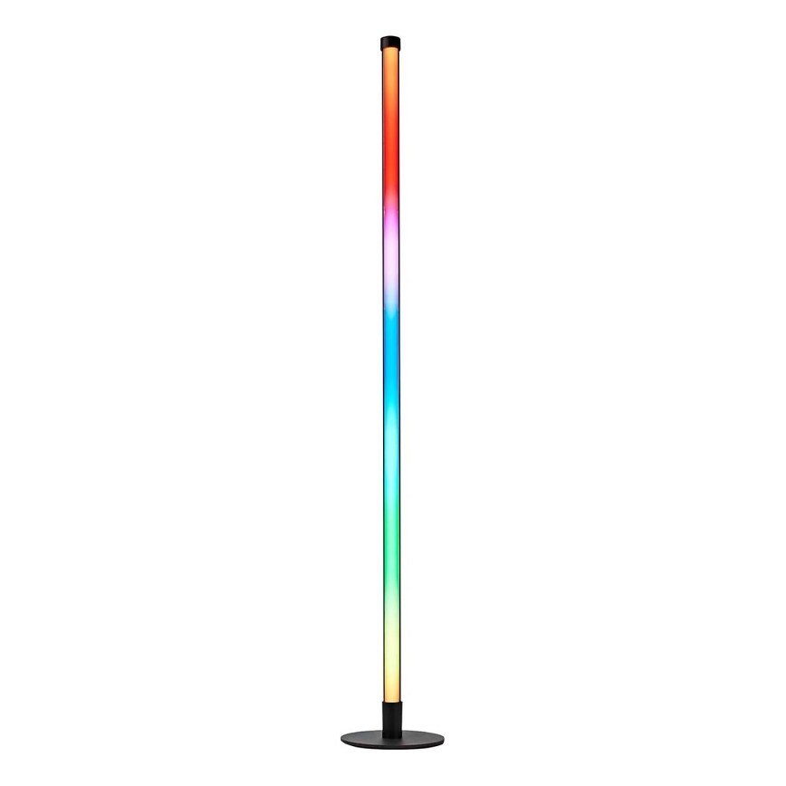 LED RGBIC Aptumšojama grīdas stāvlampa Smartlife LED/10W/230V 100,5 cm 2700-6500K Wi-Fi Tuya + tālvadības pults