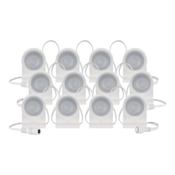 LED RGBIC+CCT Dekoratīva virtene ar starmešu izgaismojumu GoSmart 12xLED/7W/230V 255 cm Wi-Fi Tuya