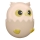 LED RGBW Aptumšojama bērnu skārienvadāma lampa OWL LED/1W/5V USB 1200 mAh pūce rozā