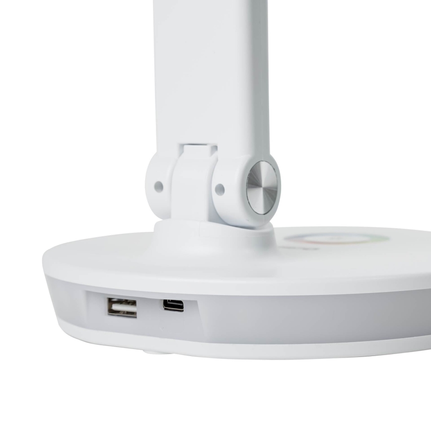 LED RGBW Aptumšojama galda lampa ar ārējā akumulatora funkciju LED/12W/5V 2800-6000K balta
