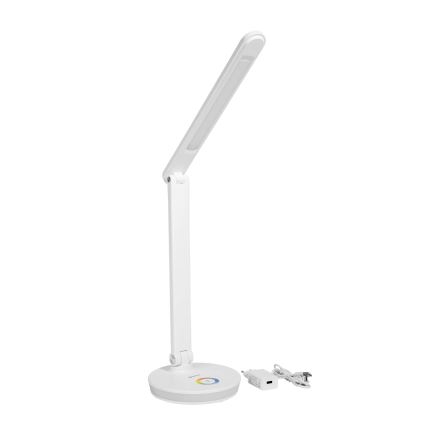 LED RGBW Aptumšojama galda lampa ar ārējā akumulatora funkciju LED/12W/5V 2800-6000K balta