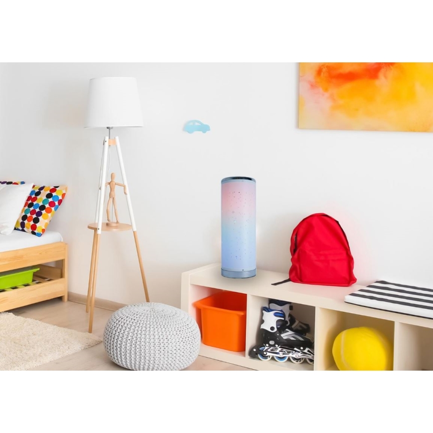 LED RGBW Aptumšojama galda lampa LED/5W/230V + tālvadības pults