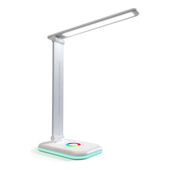 LED RGBW Aptumšojama galda lampa NOBLITE LED/7W/5V 3000/4000/6500K balta