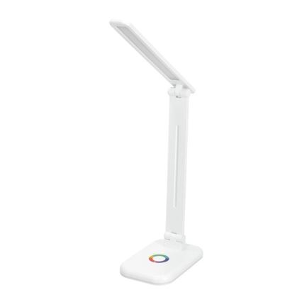 LED RGBW Aptumšojama galda lampa NOBLITE LED/7W/5V 3000/4000/6500K balta