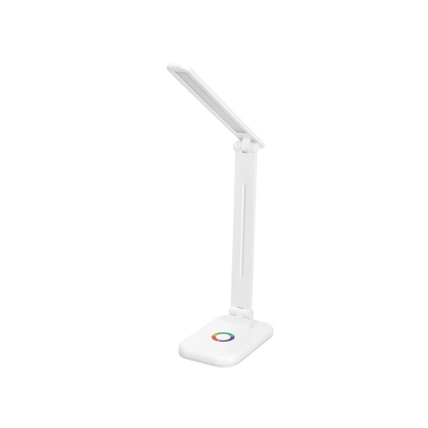 LED RGBW Aptumšojama galda lampa NOBLITE LED/7W/5V 3000/4000/6500K balta