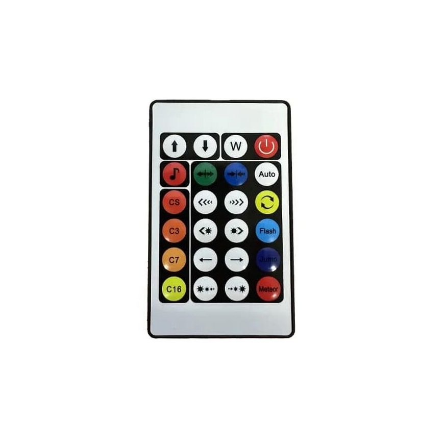 LED RGBW Aptumšojama grīdas stāvlampa LED/12W/230V + tālvadības pults