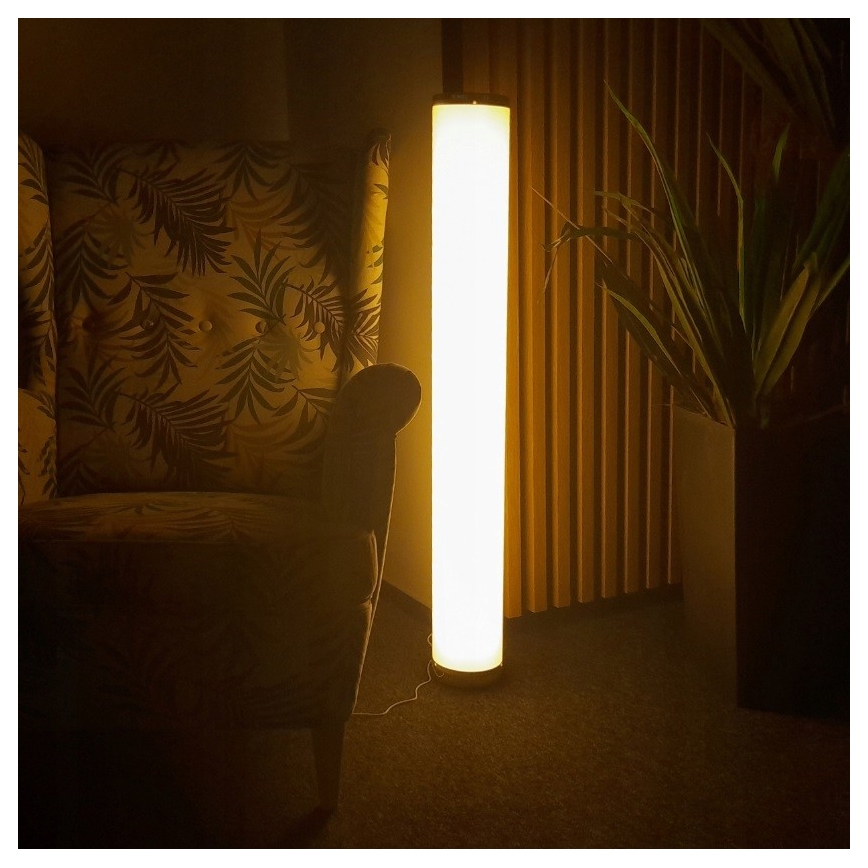 LED RGBW Aptumšojama grīdas stāvlampa STELLA LED/12W/230V + tālvadības pults