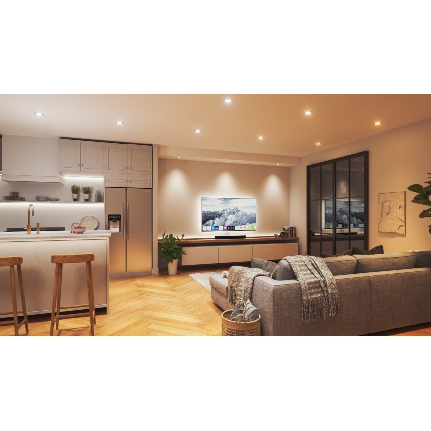 Nanoleaf - LED RGBW Aptumšojama iegremdējama lampa ESSENTIALS LED/6W/230V 2700-6500K CRI 90 Wi-Fi