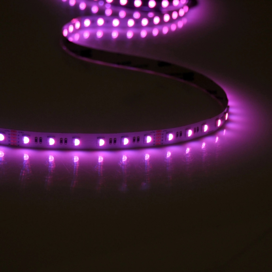 LED RGBW Aptumšojama josla 3m LED/22W/24/230V + tālvadības pults