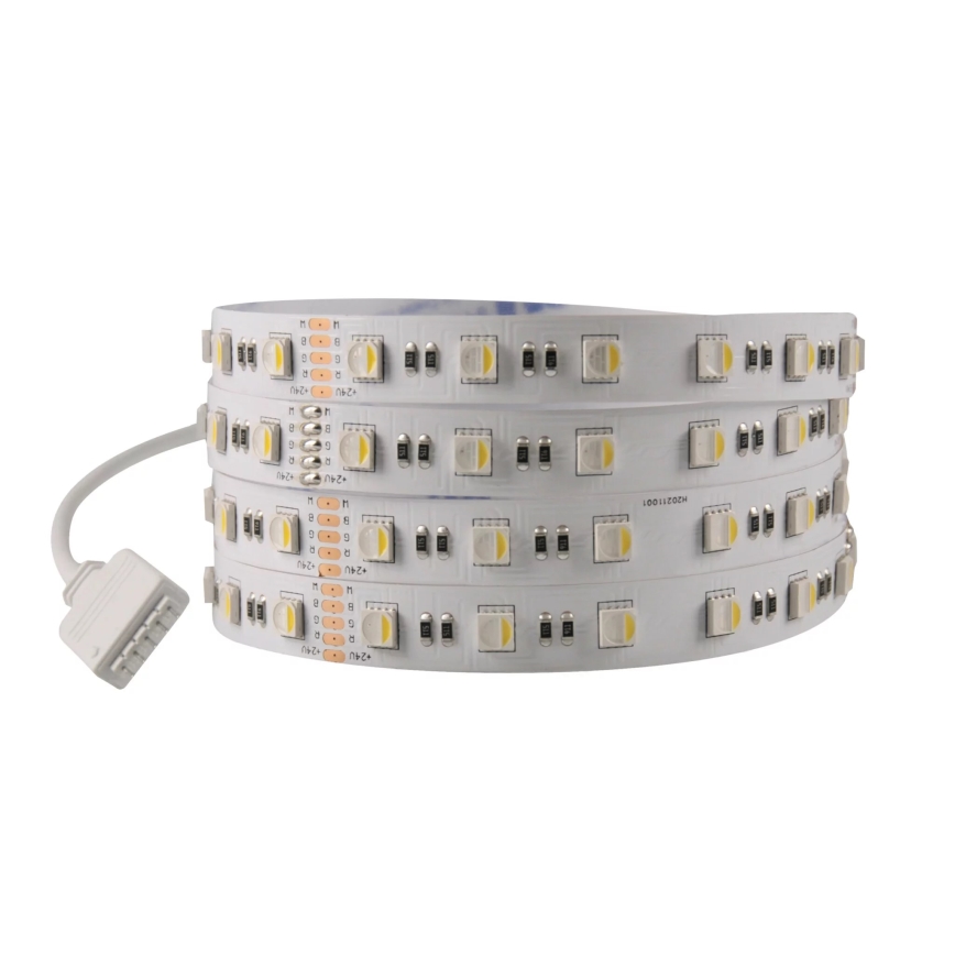 LED RGBW Aptumšojama josla 3m LED/22W/24/230V + tālvadības pults