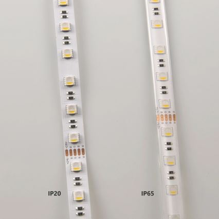 LED RGBW Aptumšojama josla 3m LED/22W/24/230V + tālvadības pults