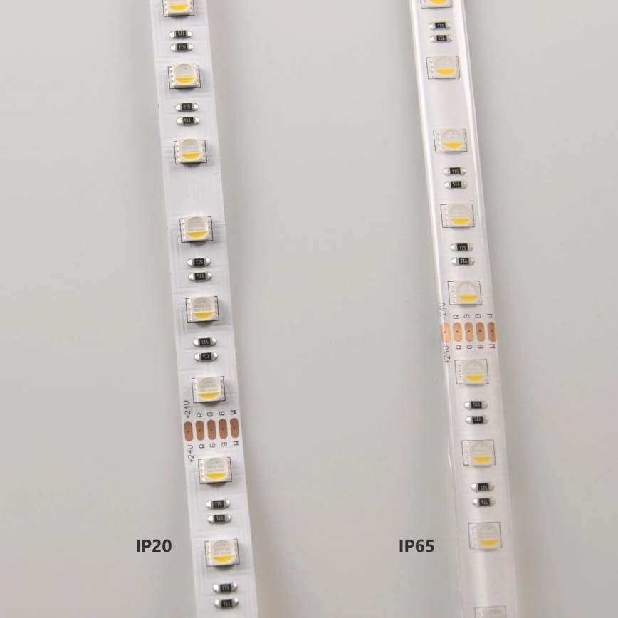 LED RGBW Aptumšojama josla 3m LED/22W/24/230V + tālvadības pults