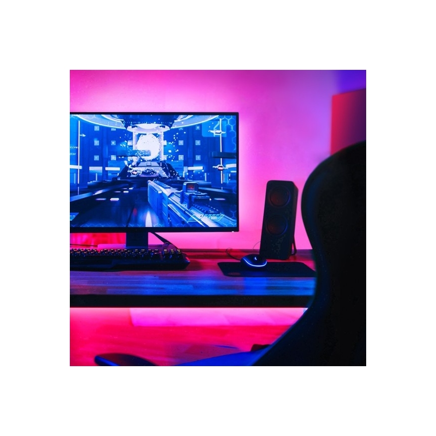 LED RGBW aptumšojama lente, 5 m, 20,5 W, 230 V, ar Wi‑Fi