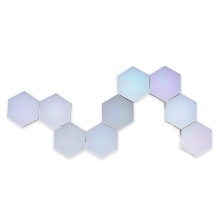 KOMPLEKTS 9x LED RGBW Aptumšojama sienas dekoratīva lampa MAYA LED/1W/230V + tālvadības pults