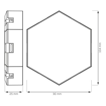 KOMPLEKTS 9x LED RGBW Aptumšojama sienas dekoratīva lampa MAYA LED/1W/230V + tālvadības pults