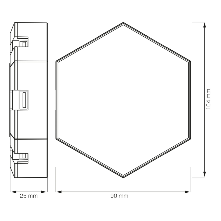 KOMPLEKTS 9x LED RGBW Aptumšojama sienas dekoratīva lampa MAYA LED/1W/230V + tālvadības pults