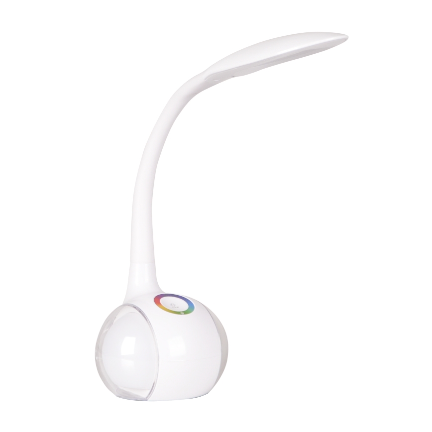 LED RGBW Aptumšojama skārienvadāma galda lampa COSMOS LED/6,5W/230V balta