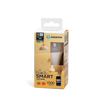 LED RGBW Aptumšojama spuldze A60 E27/15W/230V 2700-6500K Wi-Fi - Aigostar