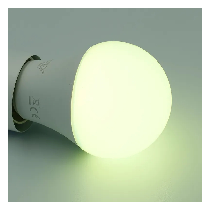 LED RGBW Aptumšojama spuldze A60 E27/9W/230V 2700-6500K Wi-Fi Tuya