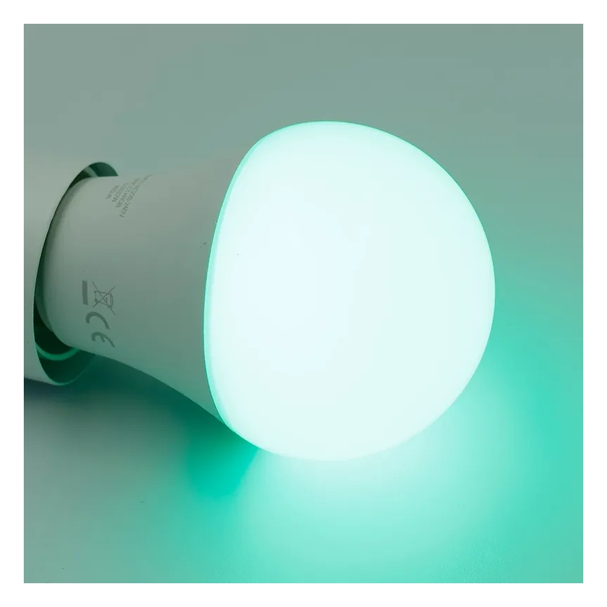 LED RGBW Aptumšojama spuldze A60 E27/9W/230V 2700-6500K Wi-Fi Tuya