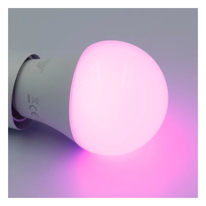 LED RGBW Aptumšojama spuldze A60 E27/9W/230V 2700-6500K Wi-Fi Tuya