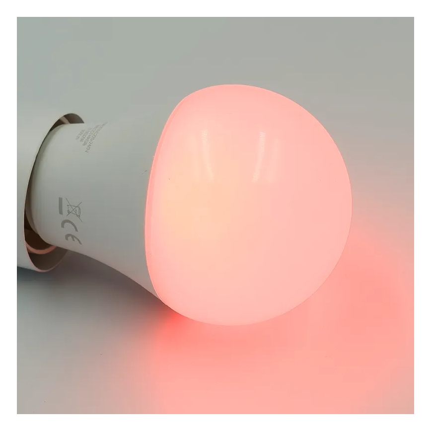 LED RGBW Aptumšojama spuldze A60 E27/9W/230V 2700-6500K Wi-Fi Tuya
