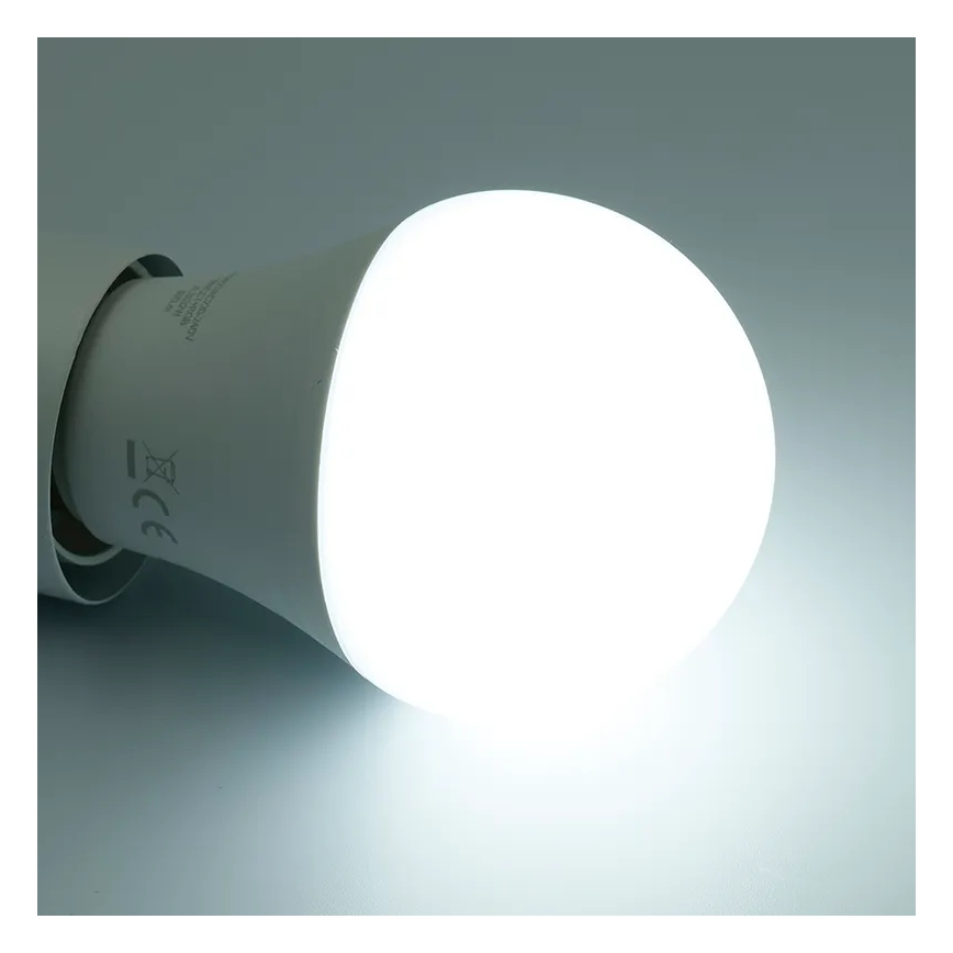 LED RGBW Aptumšojama spuldze A60 E27/9W/230V 2700-6500K Wi-Fi Tuya