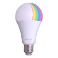 LED RGBW Aptumšojama spuldze A70 E27/14W/230V 2700-6500K Wi-Fi Tuya