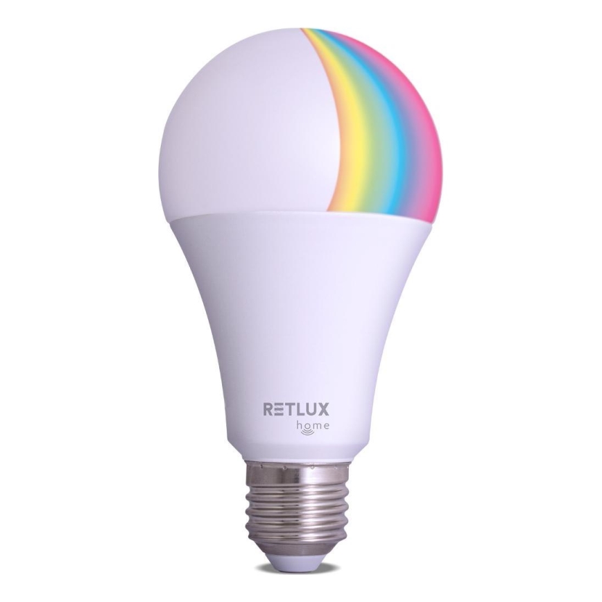 LED RGBW Aptumšojama spuldze A70 E27/14W/230V 2700-6500K Wi-Fi Tuya