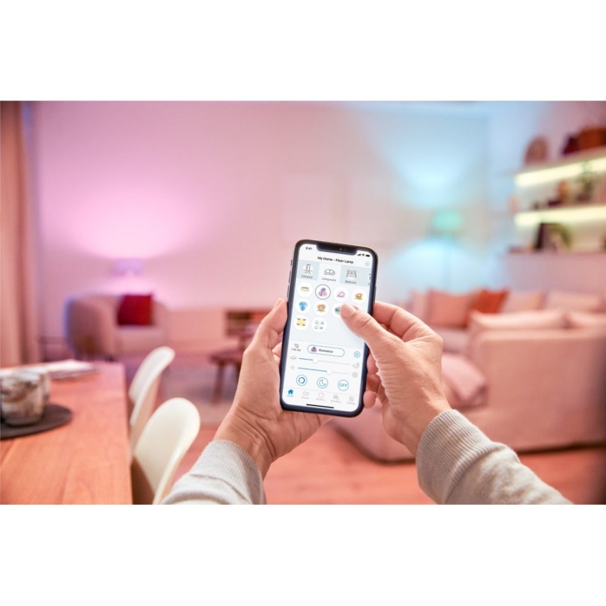 LED RGBW Aptumšojama spuldze C37 E14/4,9W/230V 2200-6500K CRI 90 Wi-Fi -WiZ