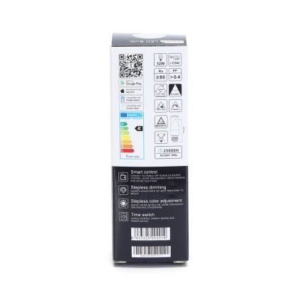 LED RGBW Aptumšojama spuldze C37 E27/5W/230V 3000-6500K Wi-Fi - Aigostar