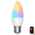 LED RGBW Aptumšojama spuldze C37 E27/6,5W/230V 2700-6500K Wi-Fi - Aigostar